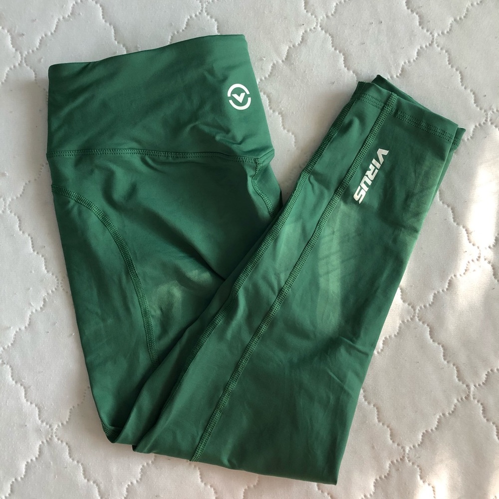 Virus Omega Bioceramic 7/8 Leggings Green Crossfit
